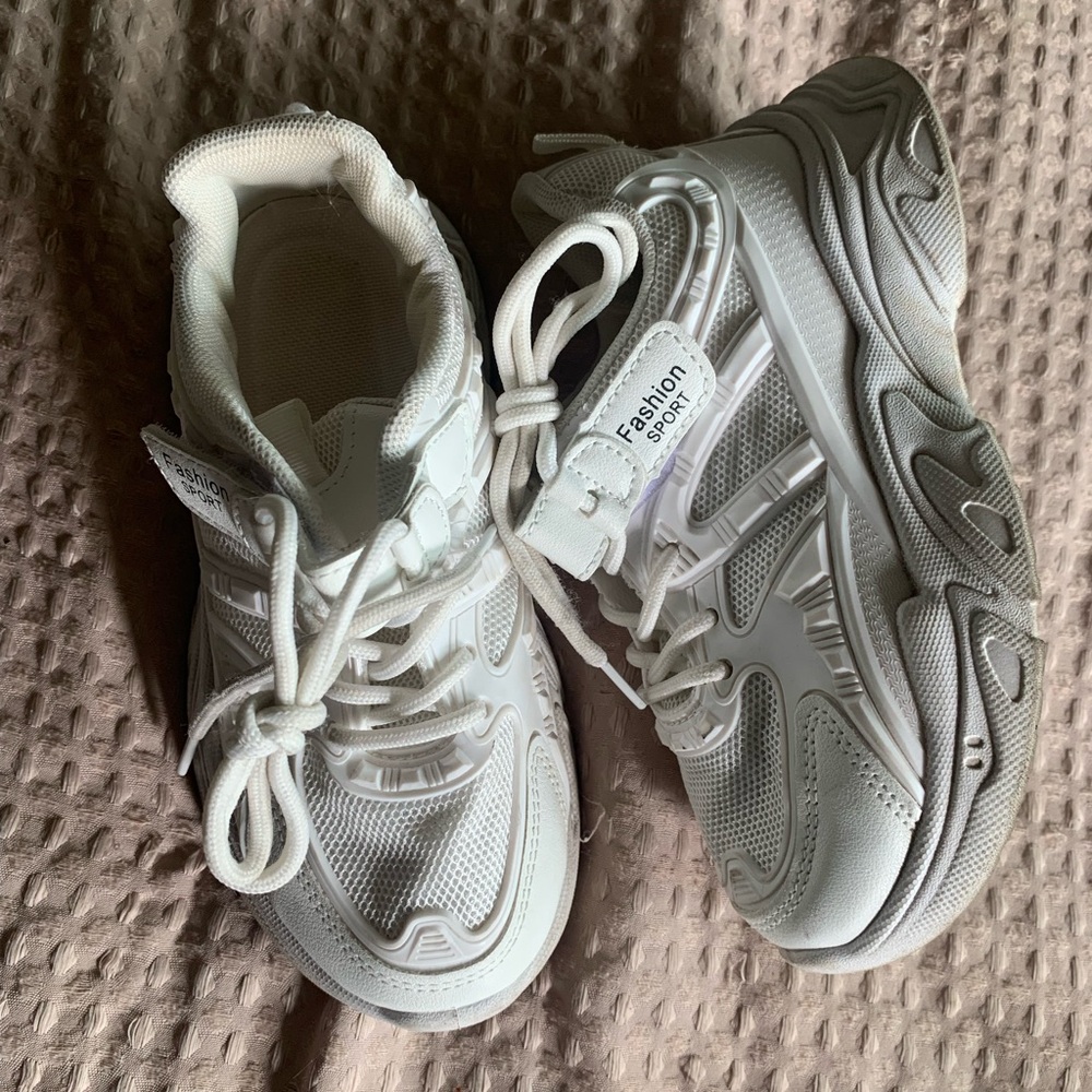 Kids White Sneakers